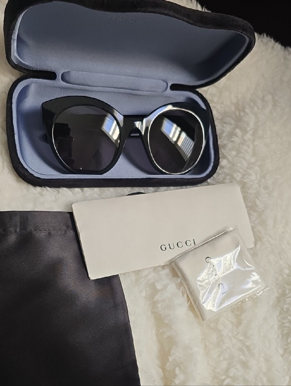 Gucci GG0028S Black Sunglasses